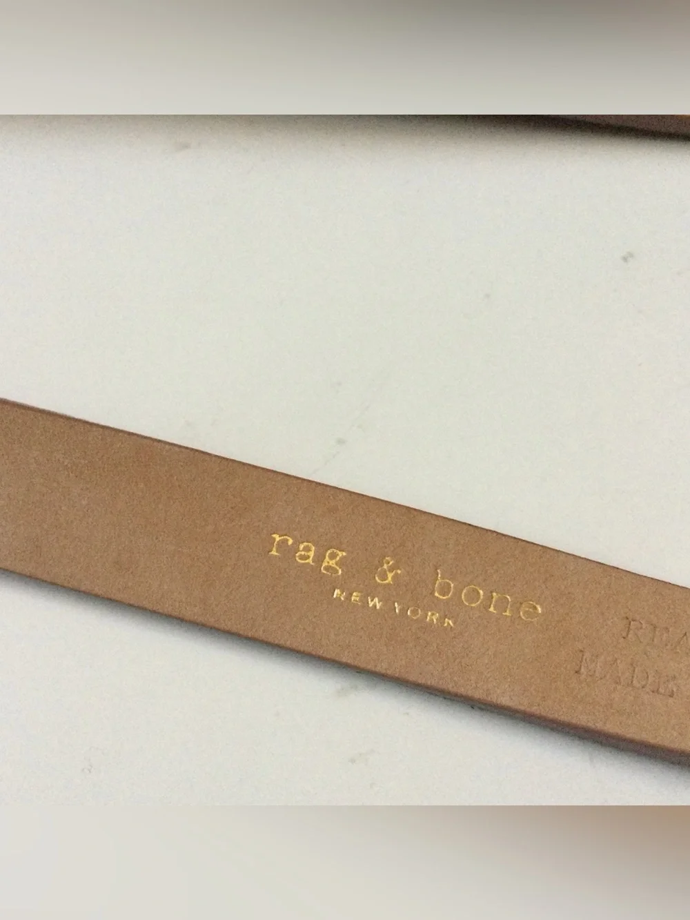RAG & BONE CLARKE HIP BELT SWEETIE ROSE SUEDE SIZE MEDIUM NWT